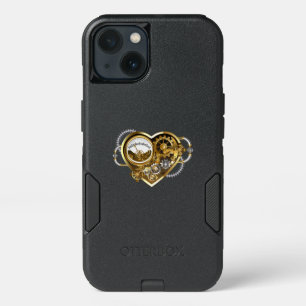 Steampunk Heart with a Manometer iPhone 13 Case