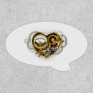 Steampunk Heart with a Manometer Patch