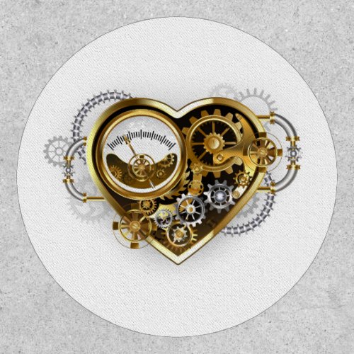 Steampunk Heart with a Manometer Patch