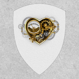 Steampunk Heart with a Manometer Patch