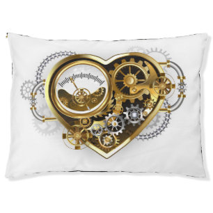 Steampunk Heart with a Manometer Pet Bed