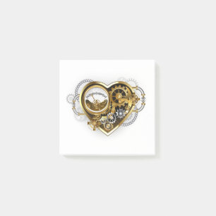 Steampunk Heart with a Manometer Post-it Notes