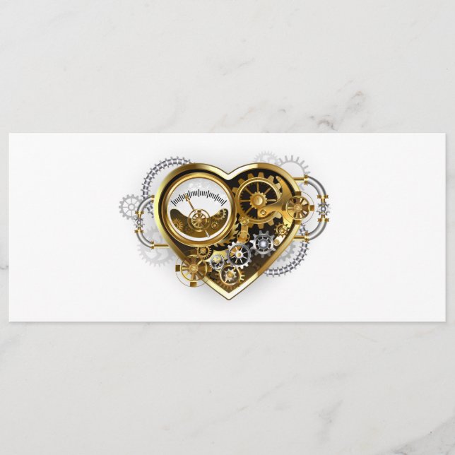 Steampunk Heart with a Manometer Program (Front)