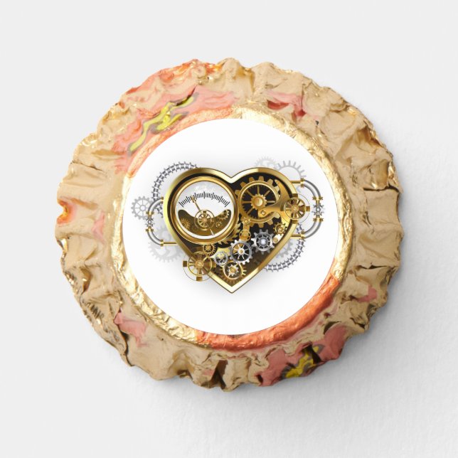 Steampunk Heart with a Manometer Reese's Peanut Butter Cups (Front)