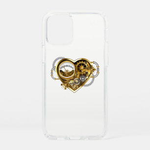 Steampunk Heart with a Manometer Speck iPhone 12 Mini Case