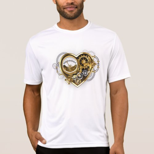 Steampunk Heart with a Manometer T_Shirt