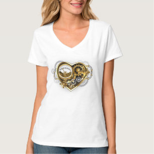 Steampunk Heart with a Manometer T-Shirt