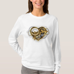 Steampunk Heart with a Manometer T-Shirt