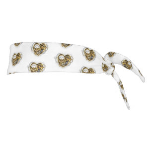 Steampunk Heart with a Manometer Tie Headband