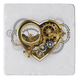 Steampunk Heart with a Manometer Trivet