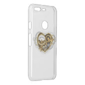 Steampunk Heart with a Manometer Uncommon Google Pixel Case (Back/Right)