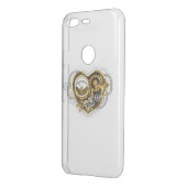 Steampunk Heart with a Manometer Uncommon Google Pixel Case (Back/Left)