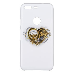 Steampunk Heart with a Manometer Uncommon Google Pixel Case