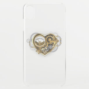 Steampunk Heart with a Manometer iPhone XS Max Case