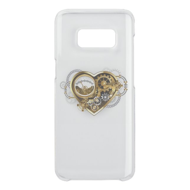Steampunk Heart with a Manometer Uncommon Samsung Galaxy Case (Back)