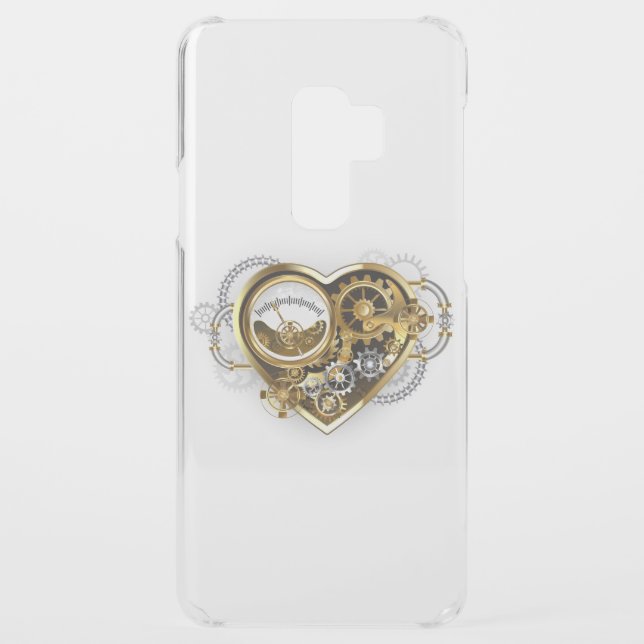 Steampunk Heart with a Manometer Uncommon Samsung Galaxy Case (Back)