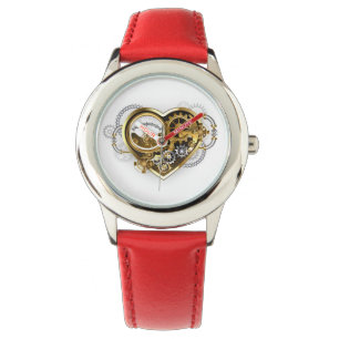 Steampunk Heart with a Manometer Watch