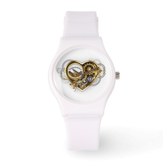 Steampunk Heart with a Manometer Watch (Front)