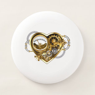 Steampunk Heart with a Manometer Wham-O Frisbee