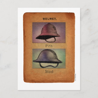 Steampunk Helmets Postcard