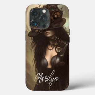 Steampunk Hide Your Eyes Original Artwork iPhone 13 Pro Case