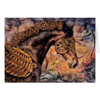 Steampunk Horse Cards
