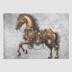 Steampunk Horse Tissue Paper