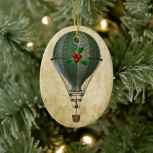 Steampunk Hot Air Balloon Ornament