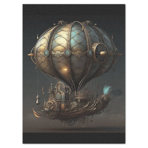 Steampunk Hot Air Balloon Tissue Paper