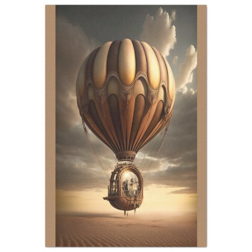 Steampunk Hot Air Balloon Tissue Paper