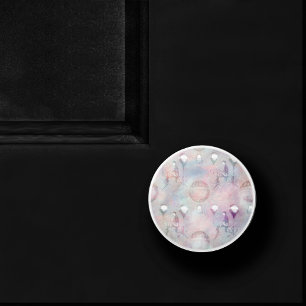 Steampunk Hot Air Balloons Vintage Feminine Ceramic Knob