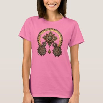 Steampunk 'icon' #1a T-shirt by poppycock_cheapskate at Zazzle
