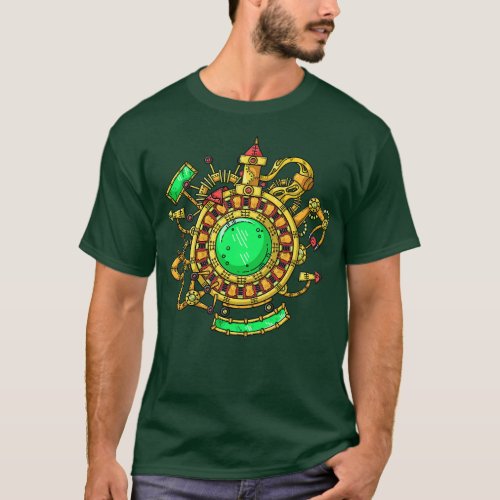 Steampunk Illustration T_Shirt