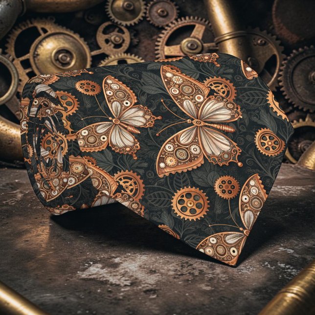 Steampunk Industrial Custom Necktie Tie (Creator Uploaded)