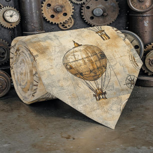 Steampunk Industrial Custom Necktie Tie