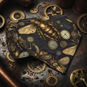 Steampunk Industrial Custom Necktie Tie