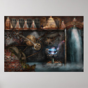 Steampunk - Industrial Society Poster