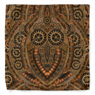 Steampunk Industrial Vintage Clockwork Bandana