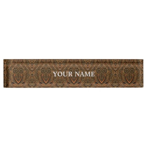 Steampunk Industrial Vintage Clockwork Name Plate