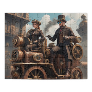 Steampunk Inspired Graphic Jigsaw Puzzle