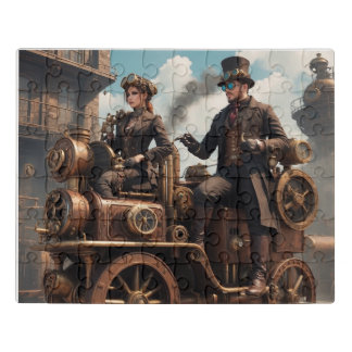 Steampunk Inspired Graphic Jigsaw Puzzle