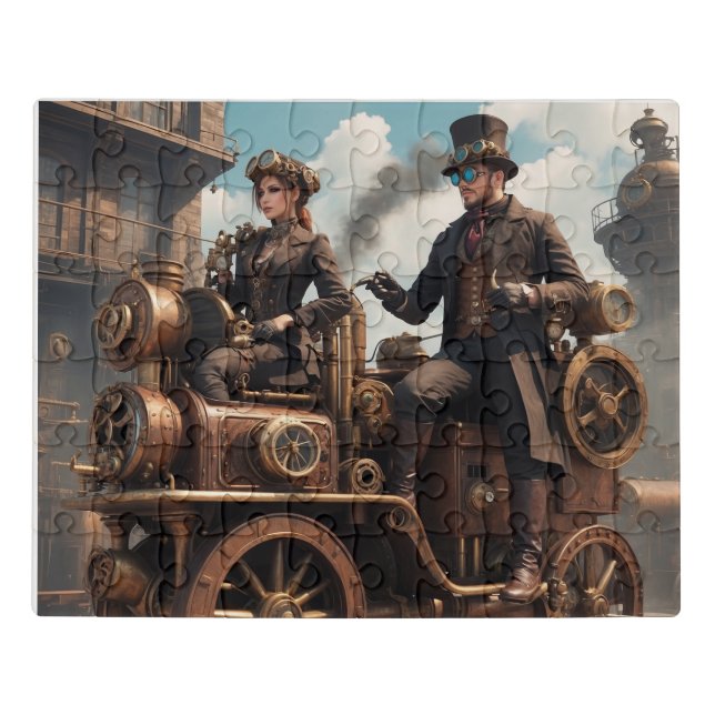 Steampunk Inspired Graphic Jigsaw Puzzle (Puzzle Horizontal)