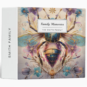 Steampunk Jewel Beetle Fantasy Art (1) 3 Ring Binder