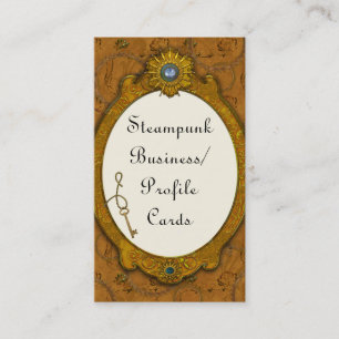 Steampunk Jewel Key Business Cards