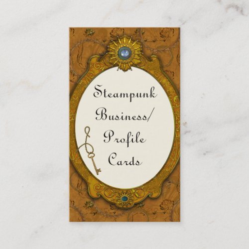 Steampunk Jewel Key Business Cards