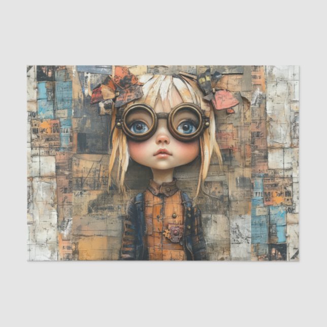 Steampunk Kids VIII Tissue Paper (Front)