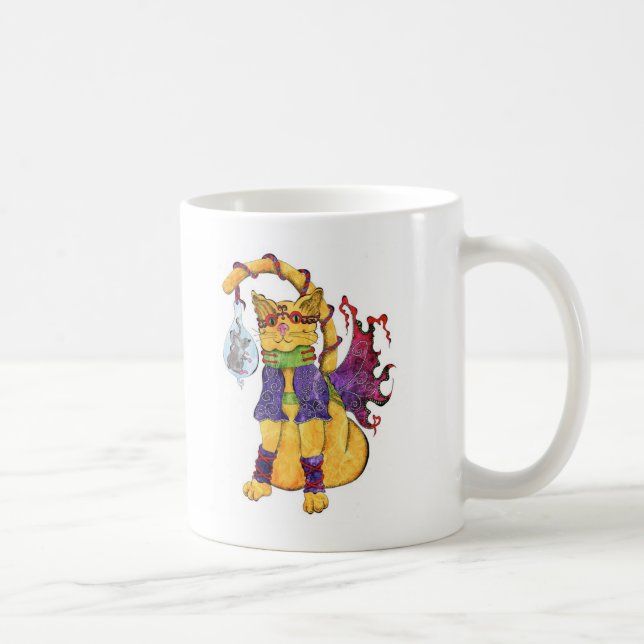 Steampunk Kitty Mug (Right)