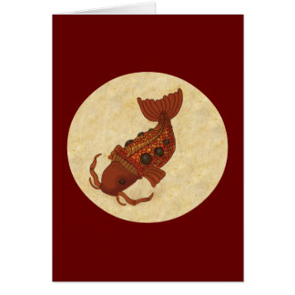 Steampunk Koi Cards