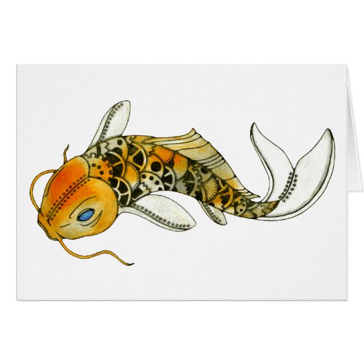 Steampunk Koi Cards (Front Horizontal)