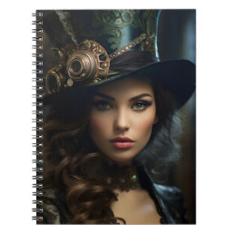 Steampunk Lady Notebook
